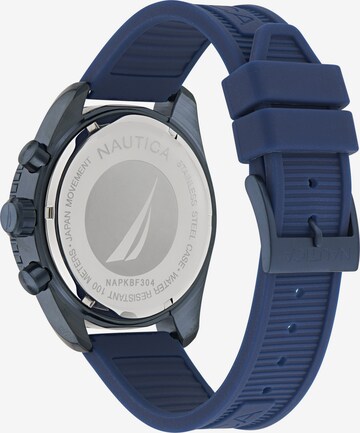 NAUTICA Analoog horloge 'KEY BISCANE' in Blauw