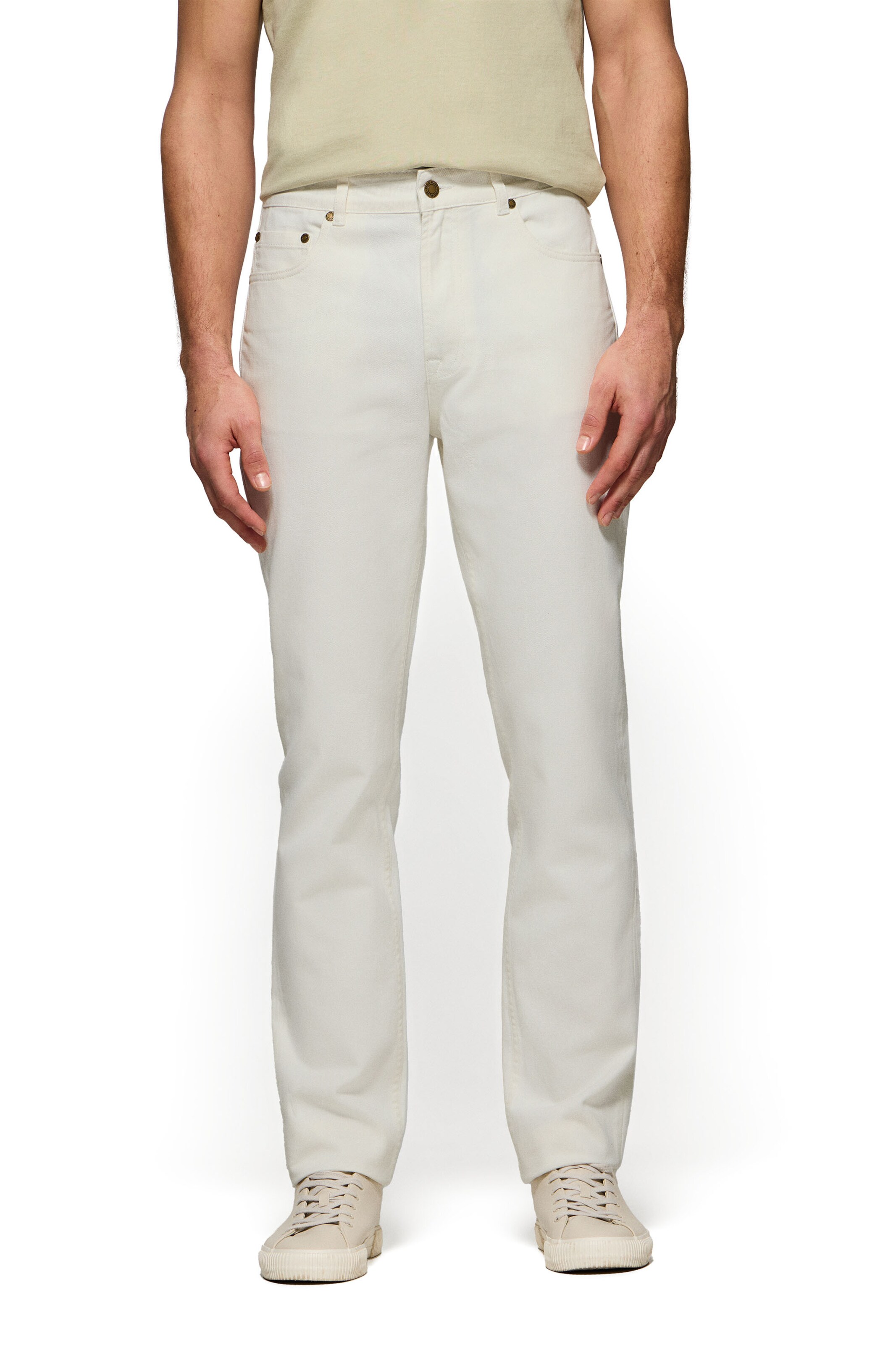 Polo Club Regular Jeans in Weiß: Vorderseite