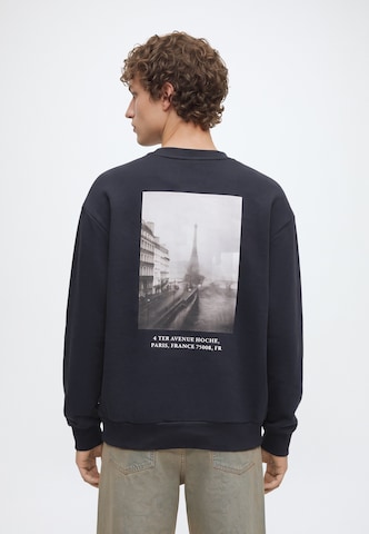 Sweat-shirt HECHTER PARIS en bleu : devant