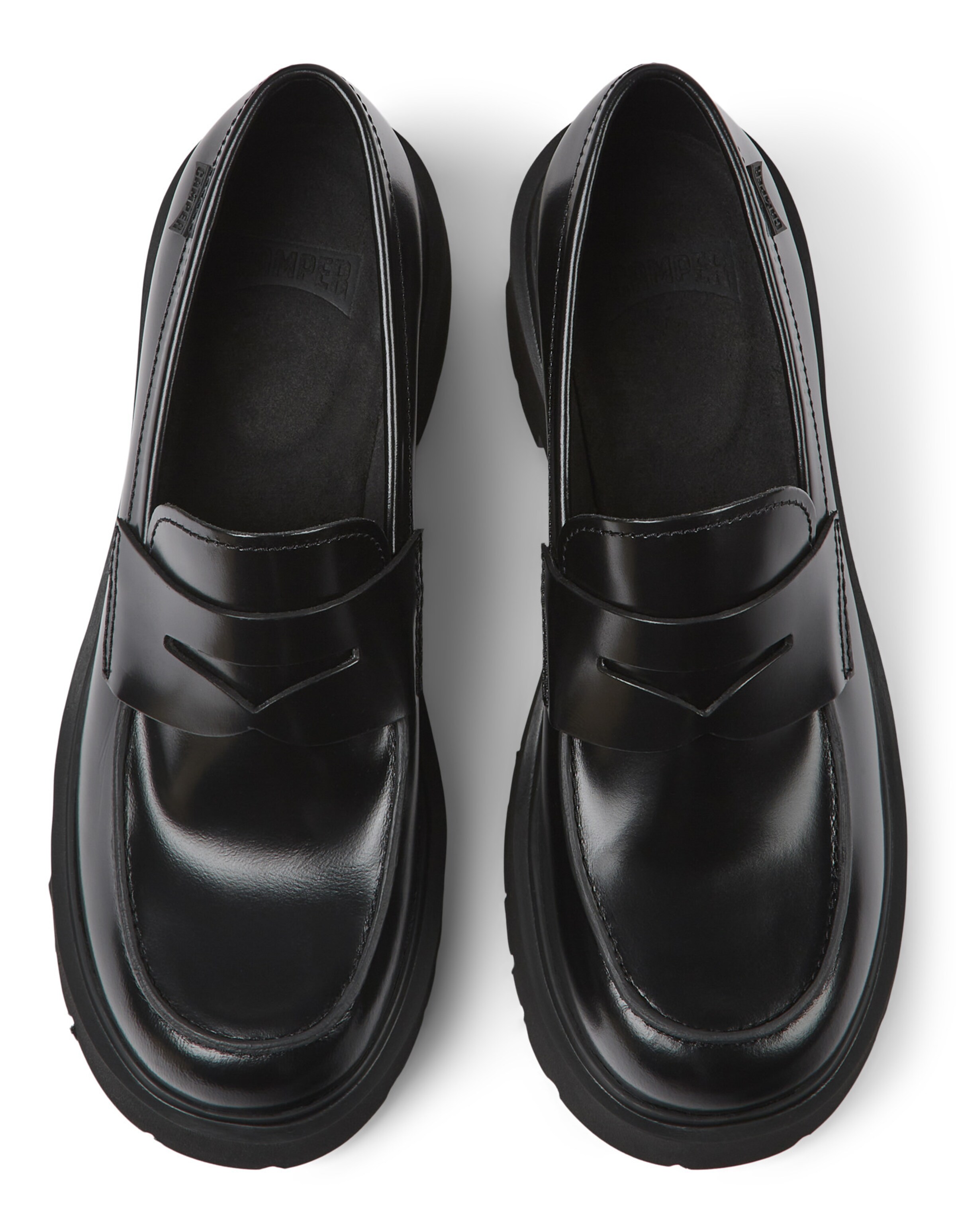 CAMPER Šnurovacie topánky 'Milah' - Čierna