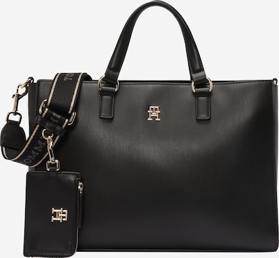 TOMMY HILFIGER Shopper 'JOY' in de kleur Goud / Zwart, Productweergave