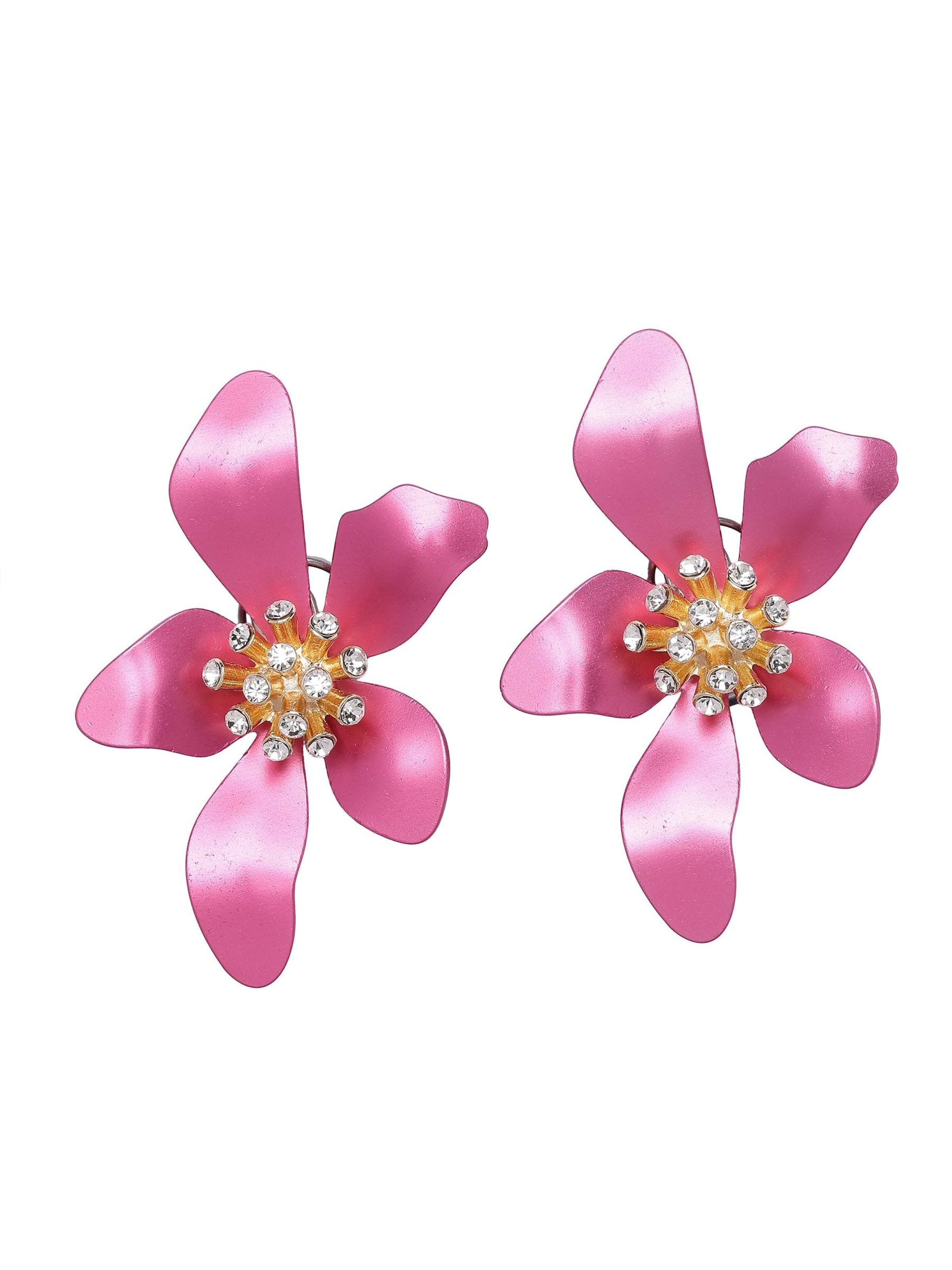 AVANT-GARDE PARIS - Pendientes 'Elenama' en rosa: frente