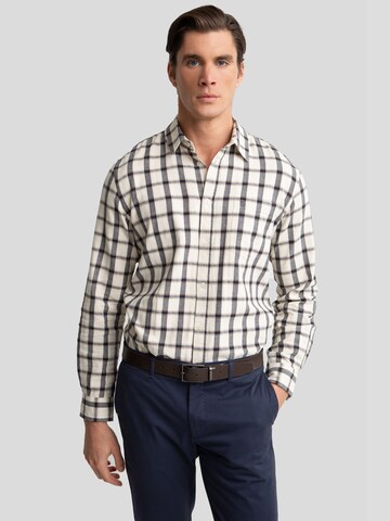 Coupe regular Chemise 'GRESTIN' BIG STAR en beige : devant