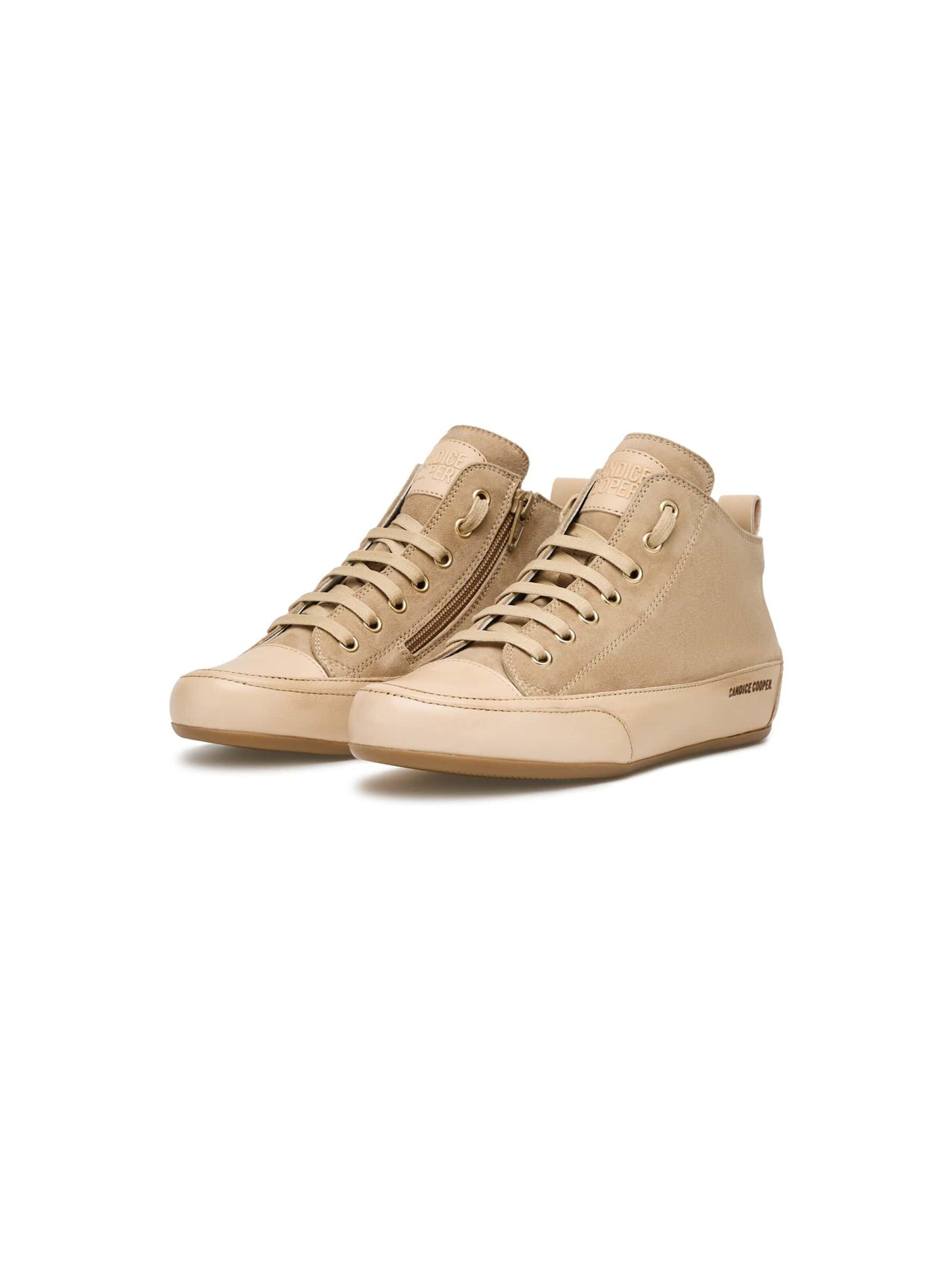 Baskets hautes 'MID S' Candice Cooper en beige