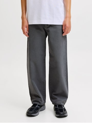 Loosefit Pantalon Jack & Jones Junior en gris : devant