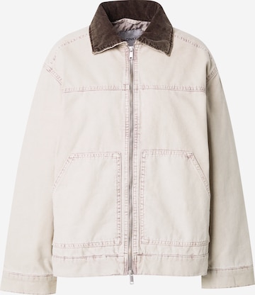 Veste mi-saison Monki en beige : devant