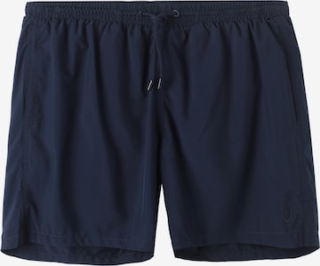 IUMAN Intimissimi Uomo Board Shorts in Blue: front