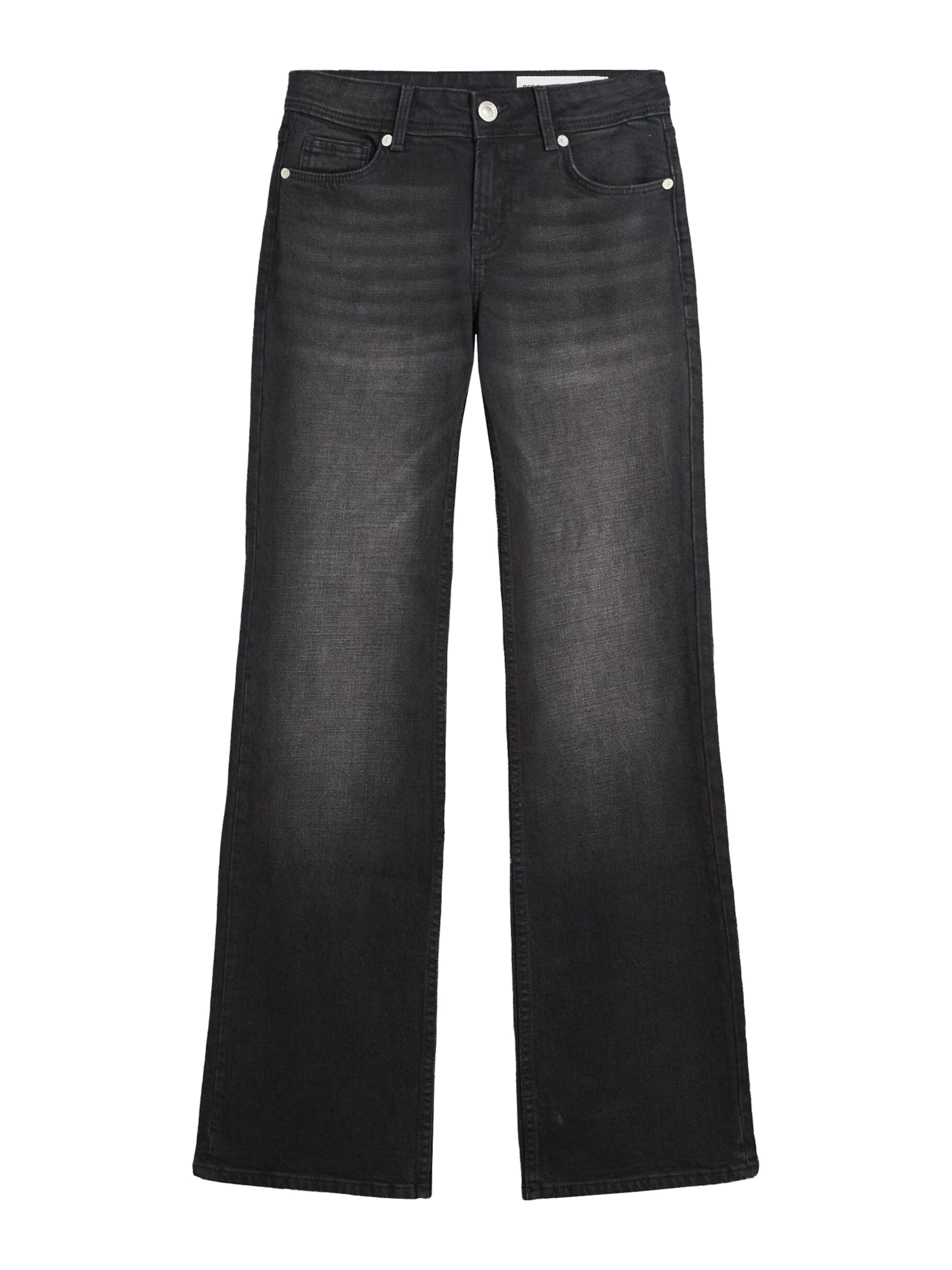 Bershka Bootcut Jeans i sort: forside