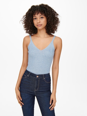 Tops en tricot 'Lina' ONLY en bleu