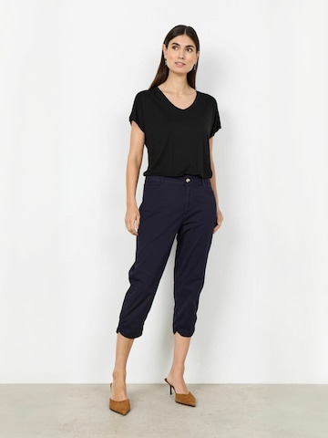 Coupe slim Pantalon 'Rovena' Soyaconcept en bleu