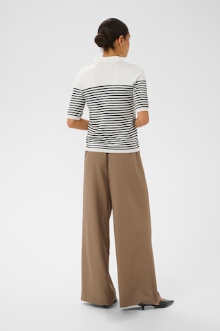 Pull-over 'Lizza' Kaffe en blanc