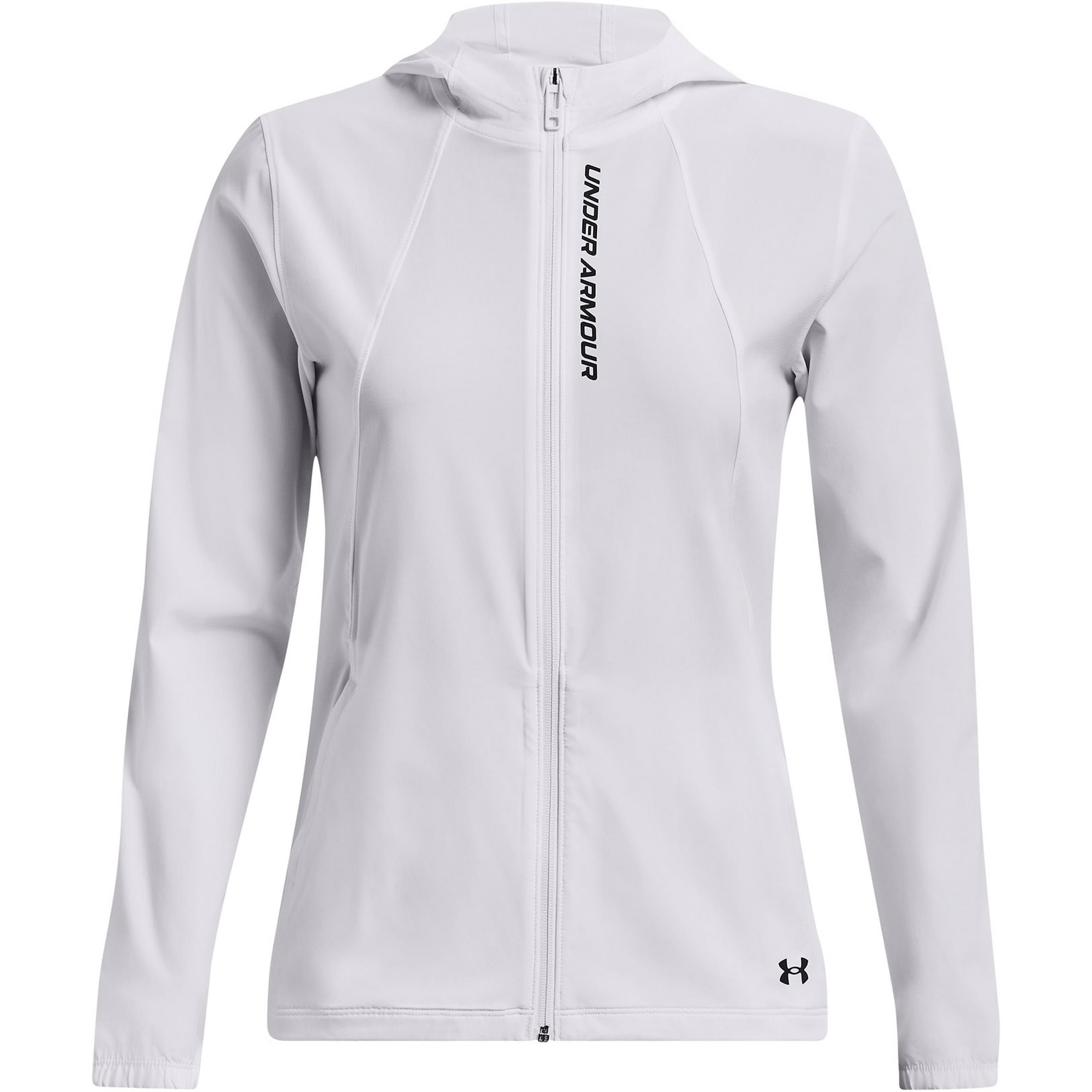 UNDER ARMOUR Sports jacket 'OutRun' in Black / White, Item view