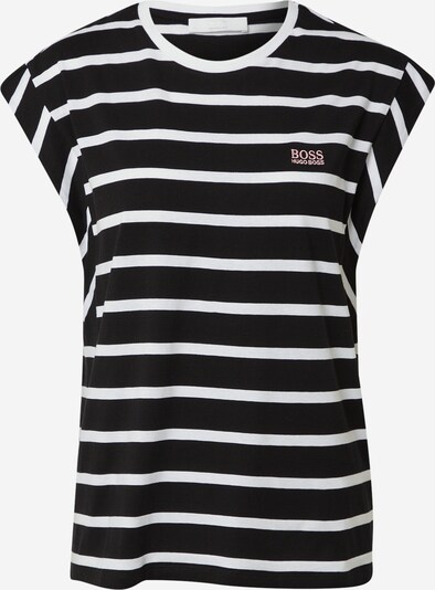 BOSS Casual Тениска 'Esa' в черно / бяло, Преглед на продукта