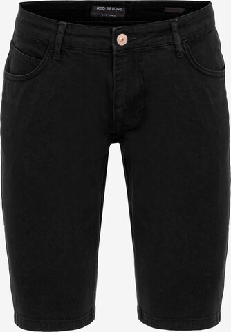 Redbridge Chino 'Rayleigh' in Zwart: voorkant