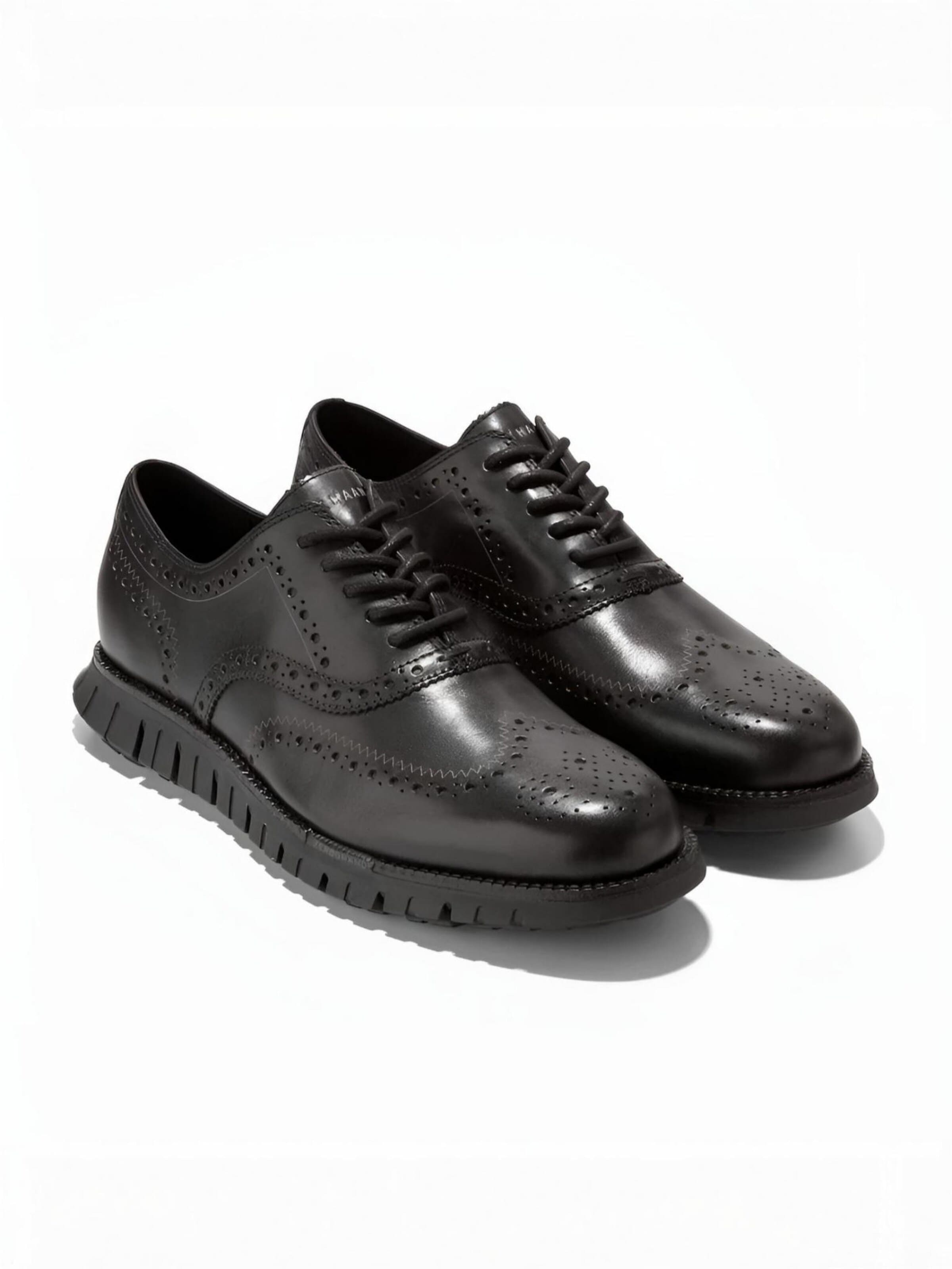 Cole Haan Δετό παπούτσι 'ZG RMSTD WINGTIP OX' σε μαύρο