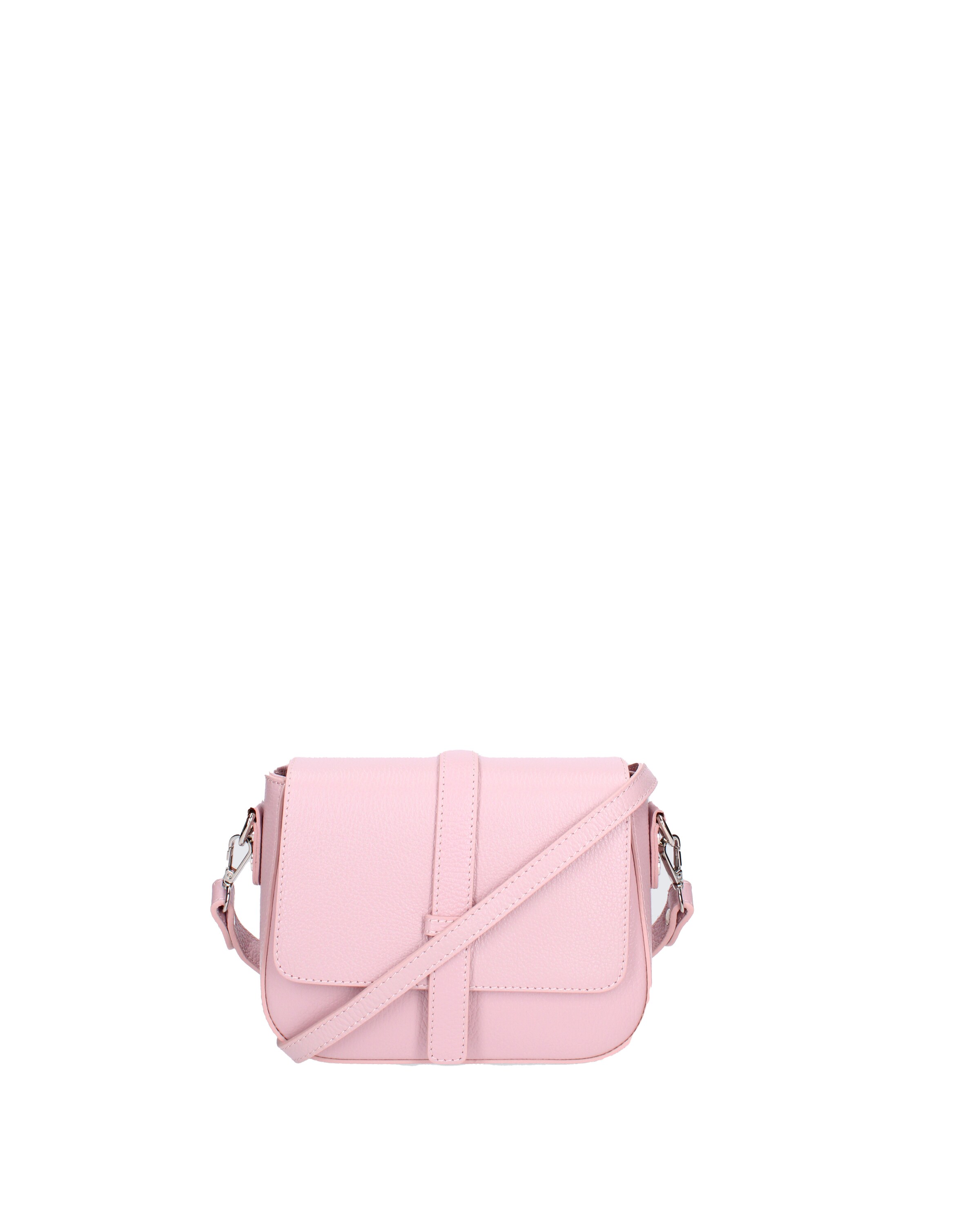 Sac à bandoulière Roberta Rossi en rose : devant