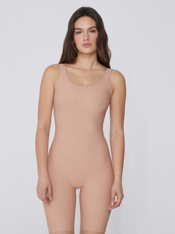 Tezenis Shapingbody in Beige: Vorderseite