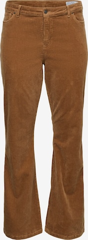 Vero Moda Curve Pants 'SIGA' in Brown: front