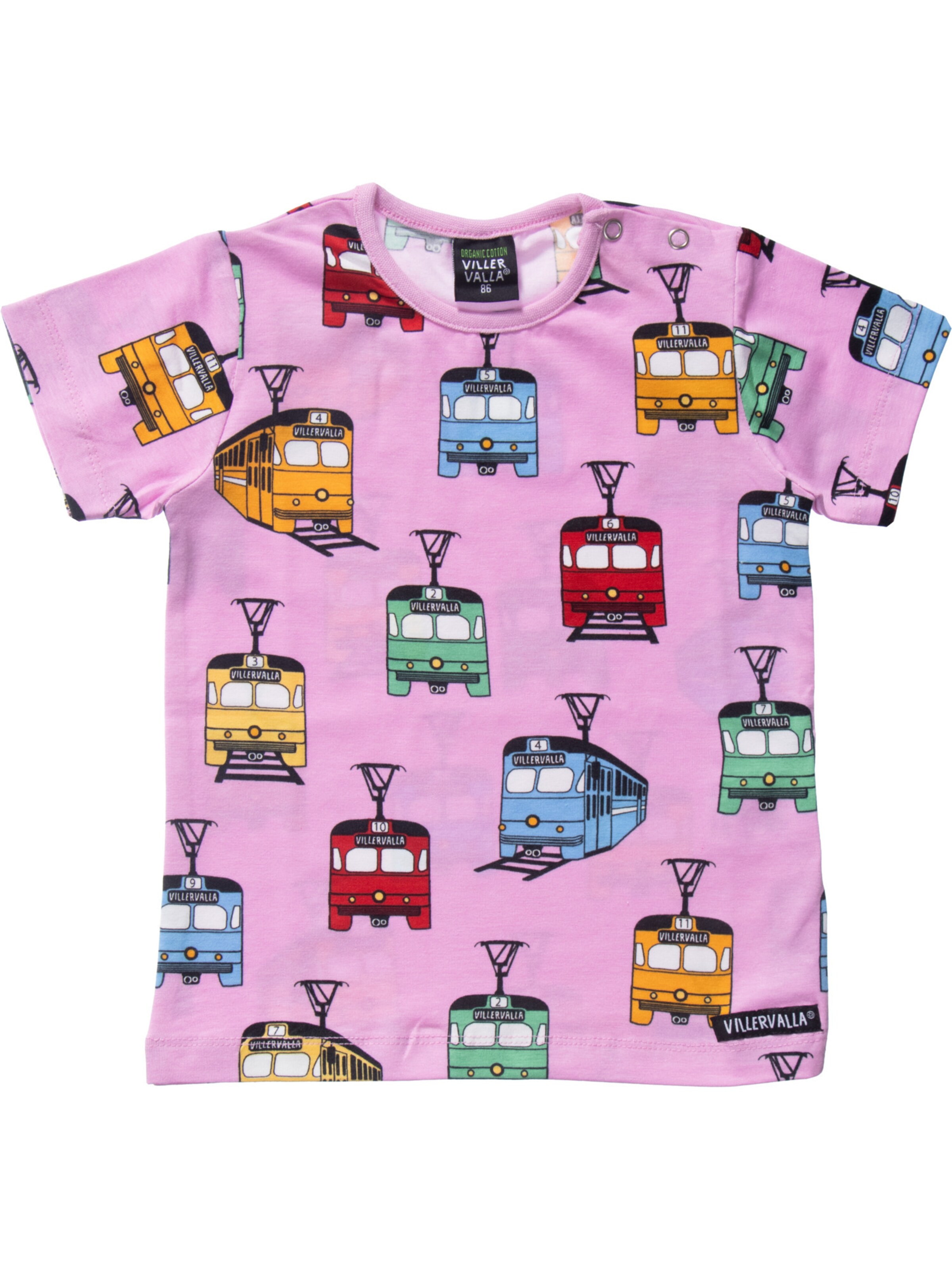 Villervalla Shirt '0079MSA' in Yellow / Green / Pink / Red, Item view