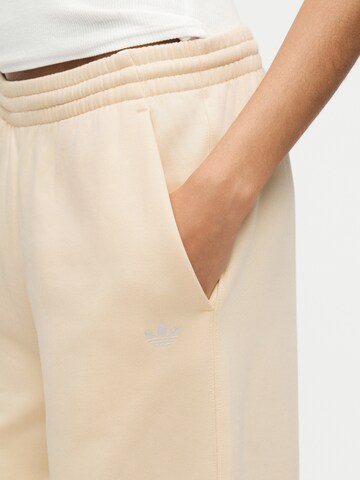 Wide leg Pantaloni 'Essentials' de la ADIDAS ORIGINALS pe galben