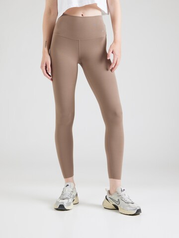 ruda NIKE Siauras Sportinės kelnės 'ZENVY': priekis