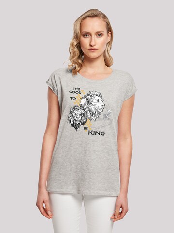 F4NT4STIC Shirt 'König der Löwen' in Grey: front