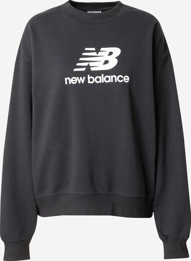 new balance Μπλούζα φούτερ 'Essentials' σε μαύρο / λευκό, Άποψη προϊόντος
