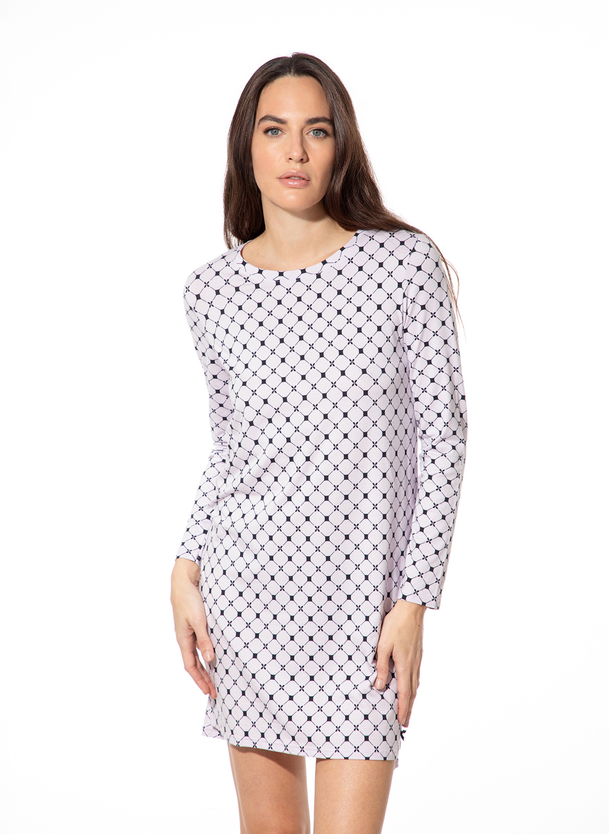 Sanetta Nachthemd in Pink: Vorderseite