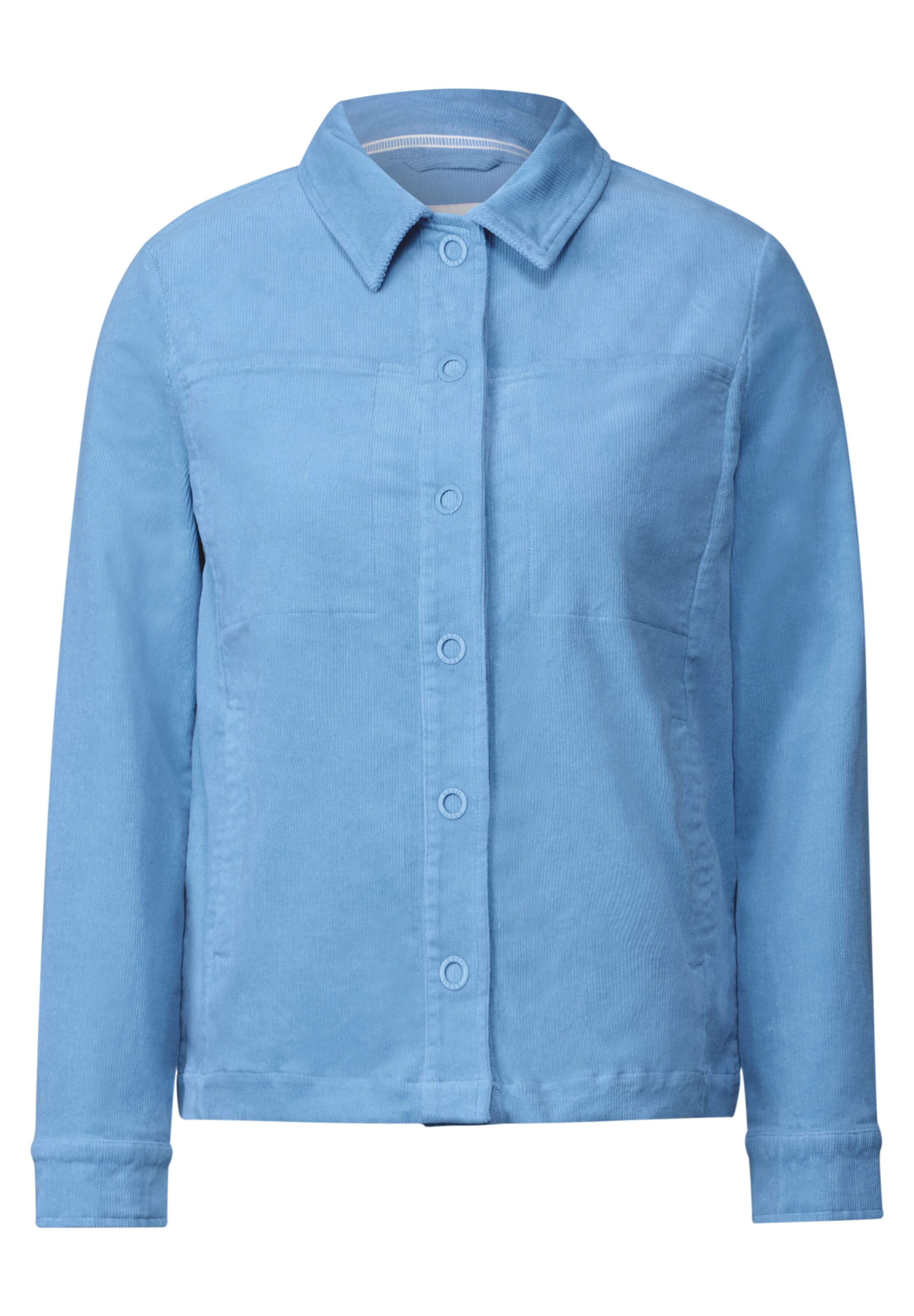 CECIL Cord Overshirt in Blau: Vorderseite