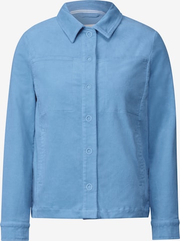 CECIL Cord Overshirt in Blau: Vorderseite