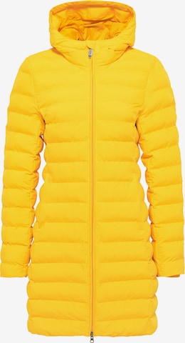 usha BLUE LABEL Winter Coat in Yellow: front