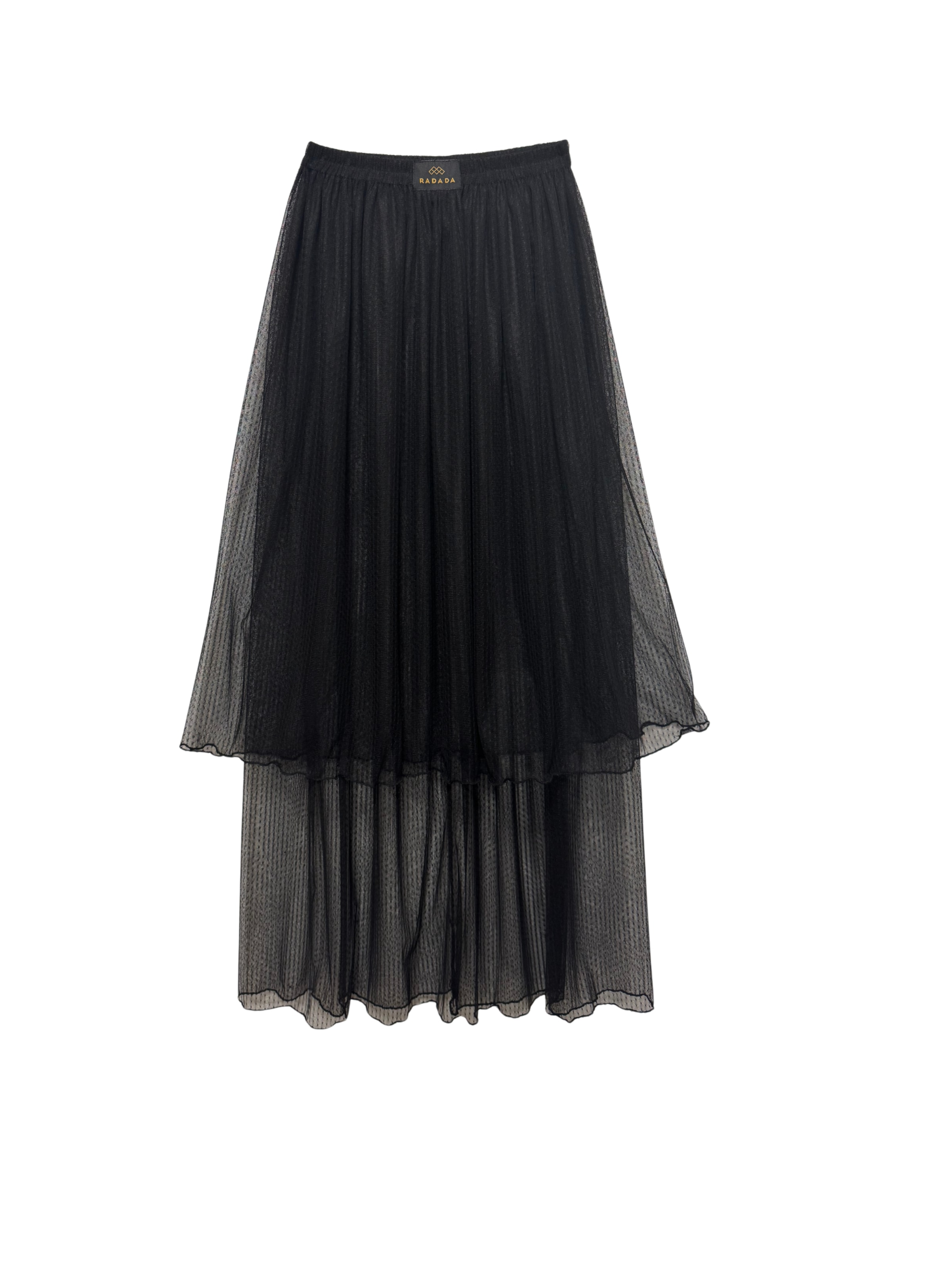 RADADA - Falda en negro: frente