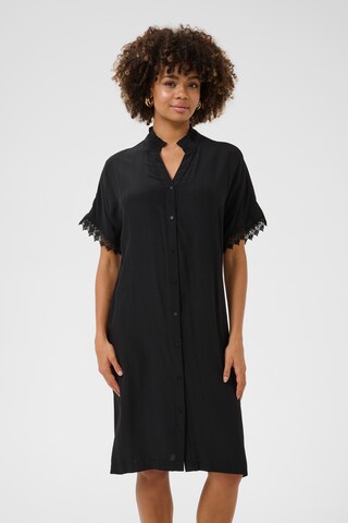 CULTURE Shirt dress 'Cian Asmine' in Black: front