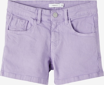 Regular Jean 'Rose' NAME IT en violet : devant