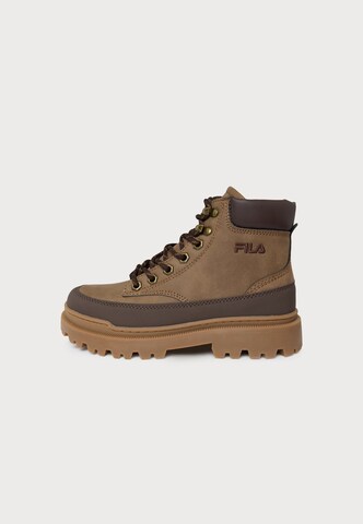 Stivaletto stringato di FILA in marrone: frontale