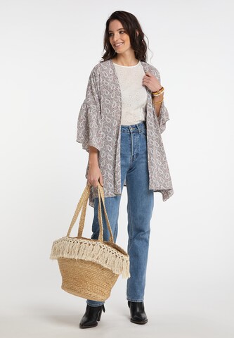 usha FESTIVAL Knit Cardigan in White