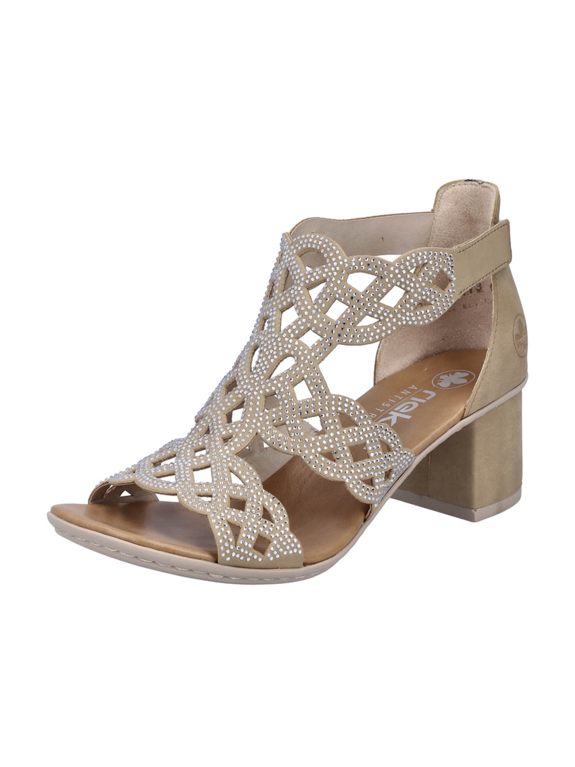 Sandalo di Rieker in beige: frontale