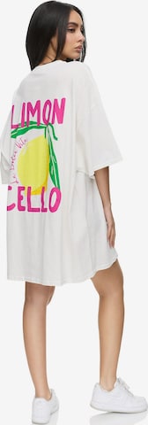 Worldclassca Oversizeshirt 'Limon Cello' in Weiß: Vorderseite