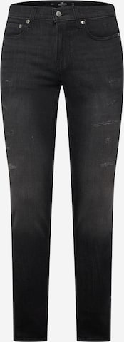 HOLLISTER Skinny Jeans in Black: front