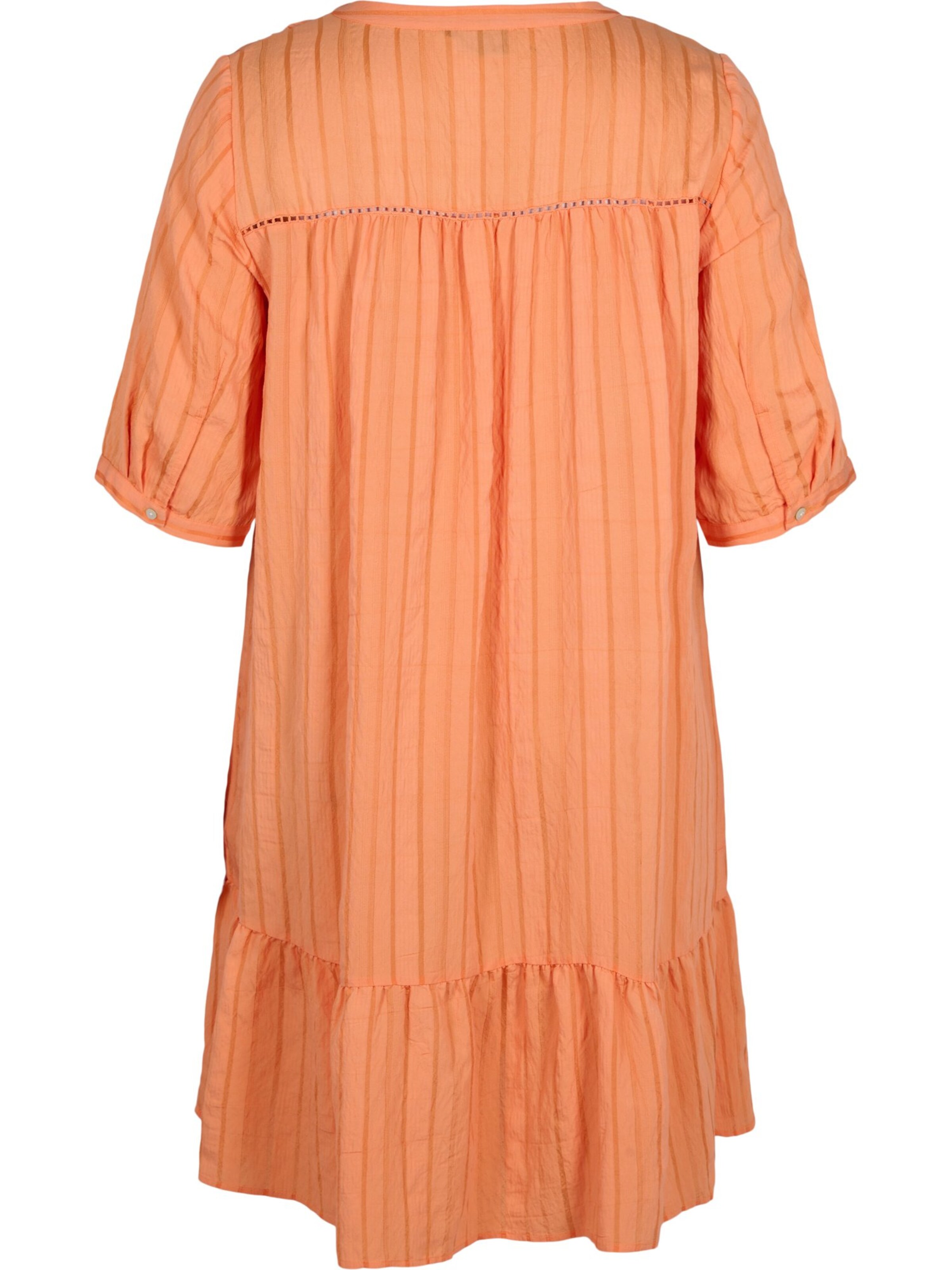 Frauen Große Größen Zizzi Kleid 'Gitte' in Orange - WN96464 Frauen Große Größen Zizzi Kleid 'Gitte' in Orange - WN96464