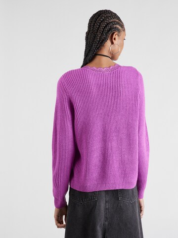 VILA Sweater 'LOU' in Purple