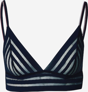 Tommy Hilfiger Underwear Triangel BH in Blauw: voorkant