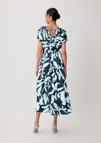 COMMA Kleid in Blau: Rückseite