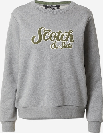 SCOTCH & SODA Sweatshirt in Grey: front