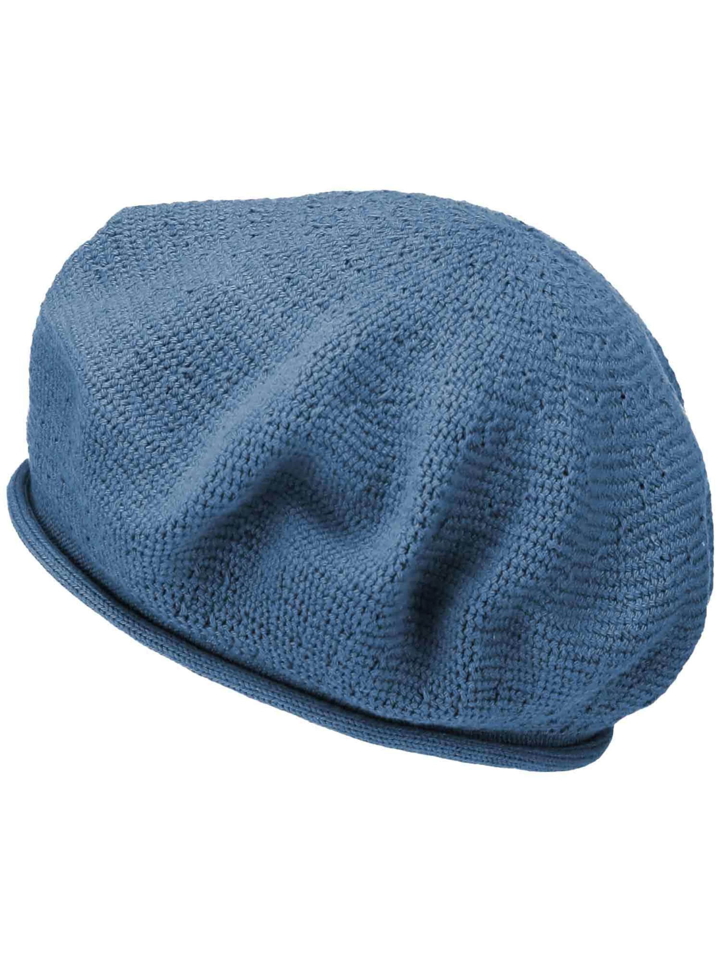 LOEVENICH Mütze in Blau: Vorderseite