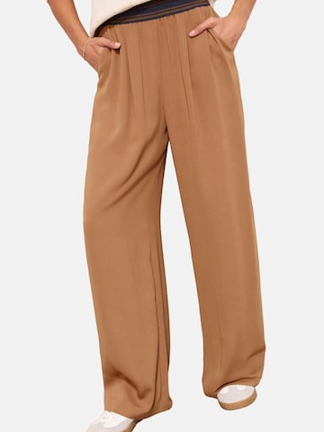 Friends Like These Loosefit Παντελόνι σε καφέ: μπροστά