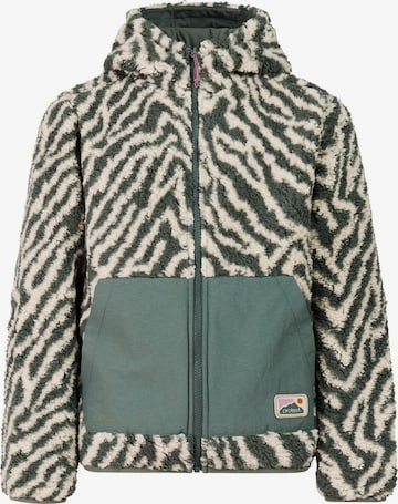 PROTEST Fleece jacket 'PRTKidman JR' in Green: front