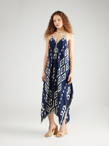 Derhy Summer Dress in Blue: front