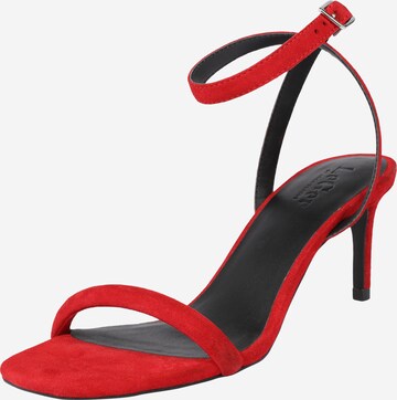 Sandalo con cinturino 'Belinay' di LeGer by Lena Gercke in rosso: frontale