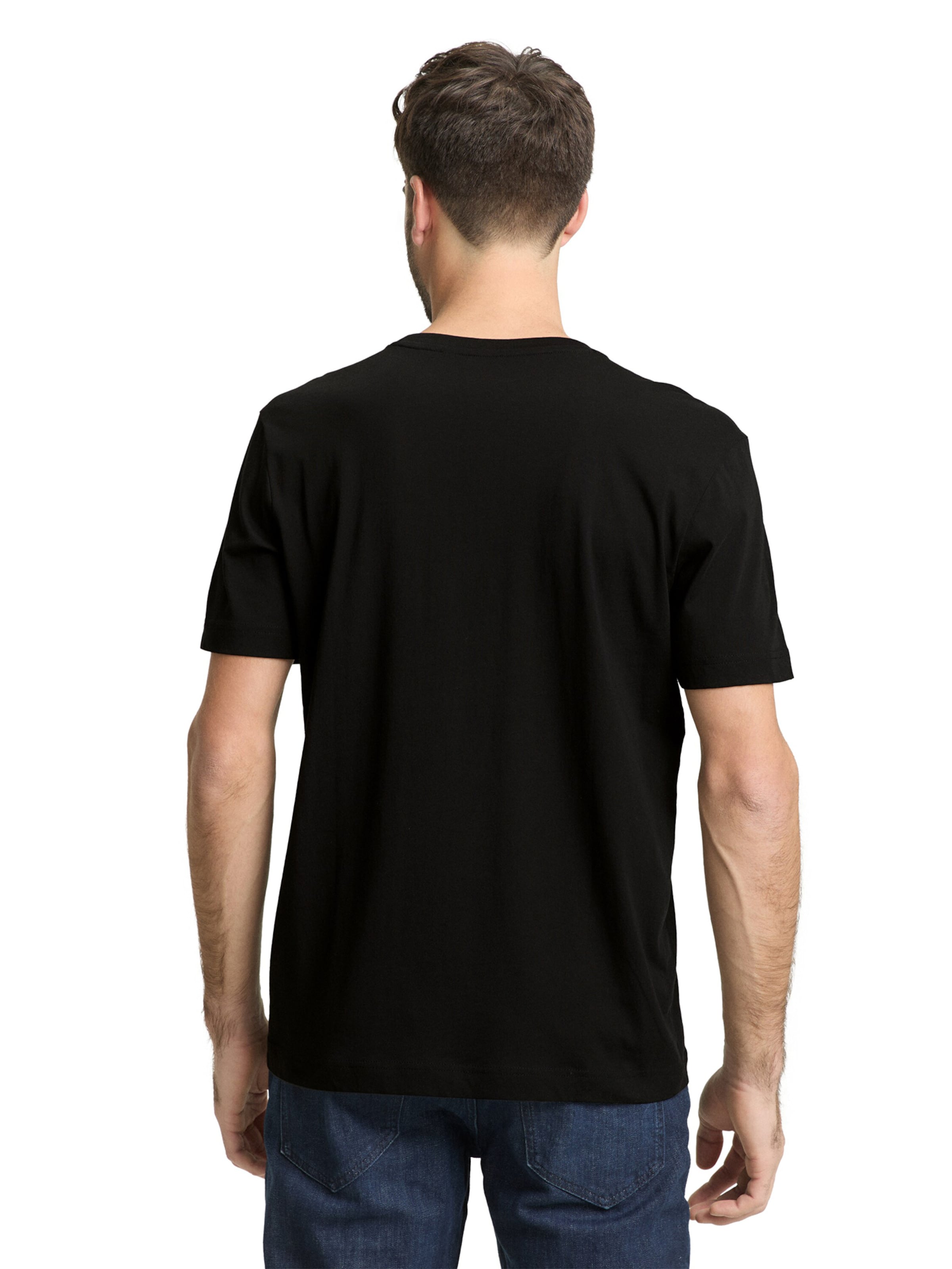 TOM TAILOR Tričko - Čierna